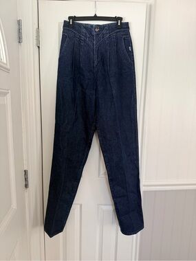 Vintage Rockies Straight Leg Women’s Jeans - Dark Blue Denim